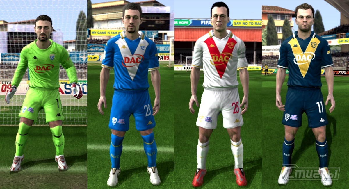 Формы Брешии 2024/25 для FIFA 09 и FIFA 10