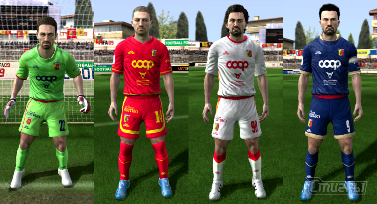 Формы Катандзаро 2024/25 для FIFA 09 и FIFA 10